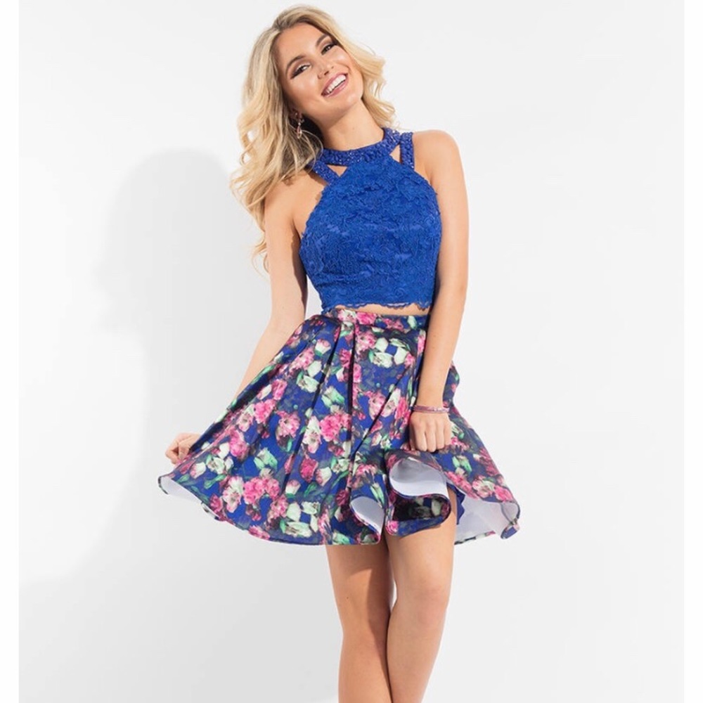 Rachel Allan floral dress
